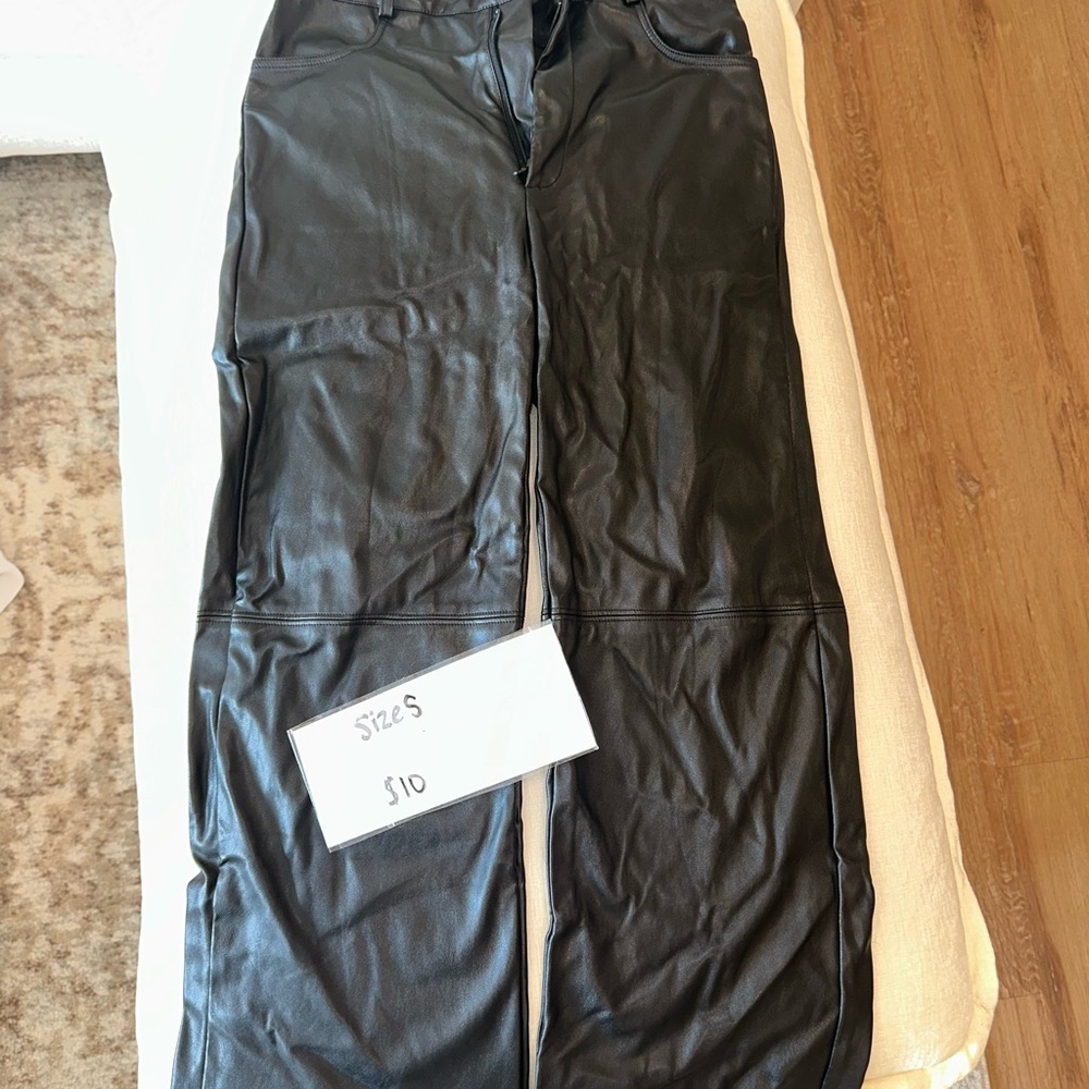 SHEIN Black Wide Leg Pants